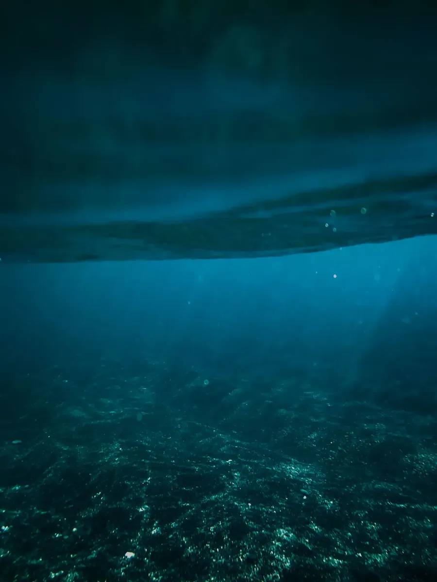 Columna de agua del Atlántico gallego, del frío de la superficie al fondo marino