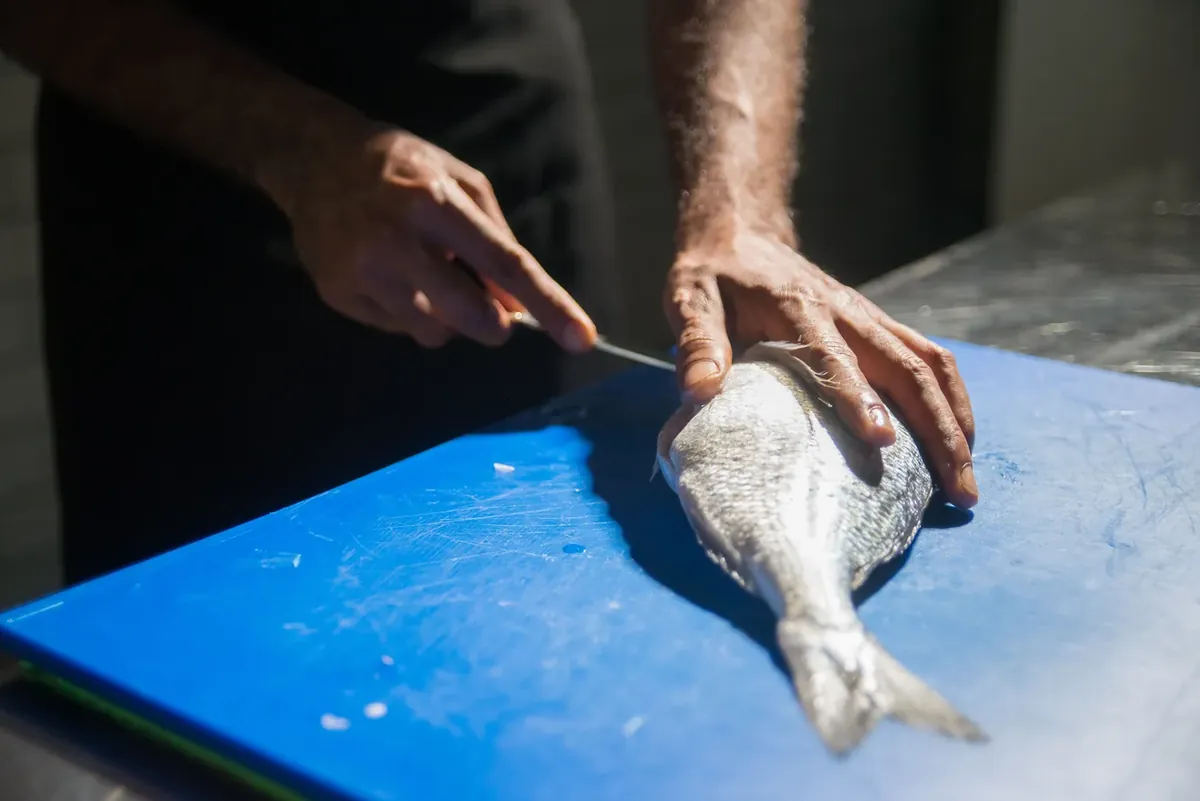 Preparación de pescado para fumet